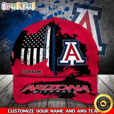 NCAA Arizona Wildcats Baseball Cap Your Name Custom Baseball Cap