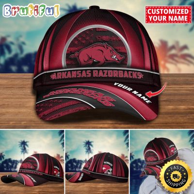 NCAA Arkansas Razorbacks Baseball Cap Custom Cap For Football Fans