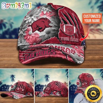 NCAA Arkansas Razorbacks Baseball Cap Custom Hat For Fans New Arrivals