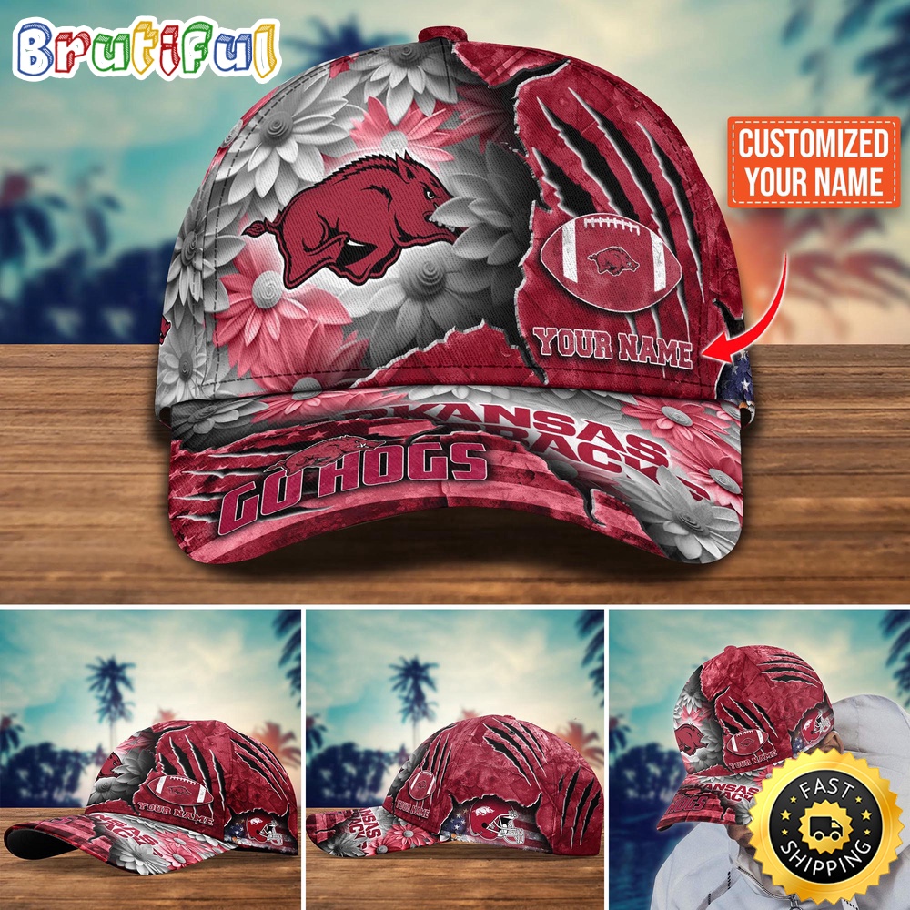 NCAA Arkansas Razorbacks Baseball Cap Custom Hat For Fans New Arrivals NCAA Arkansas Razorbacks Baseball Cap Custom Hat For Fans New Arrivals