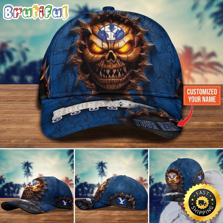 NCAA BYU Cougars Baseball Cap Halloween Custom Cap For This Season