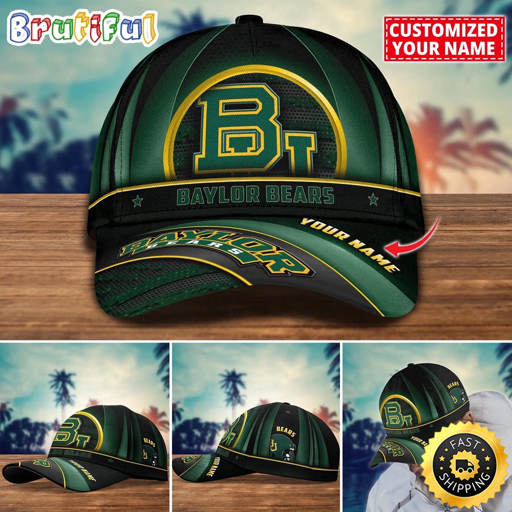 NCAA Baylor Bears Baseball Cap Custom Cap For Football Fans