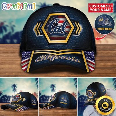NCAA California Golden Bears Baseball Cap Best Trending Custom Name Cap