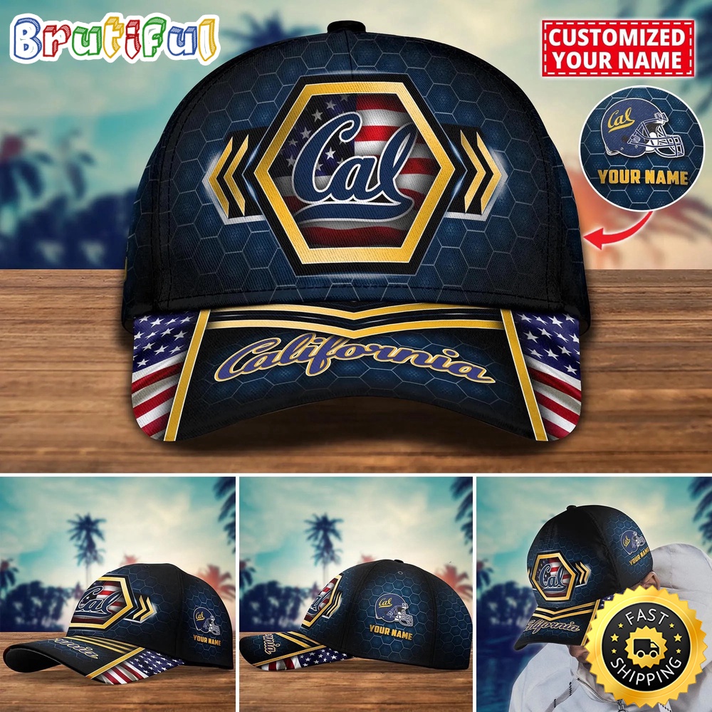NCAA California Golden Bears Baseball Cap Best Trending Custom Name Cap NCAA California Golden Bears Baseball Cap Best Trending Custom Name Cap