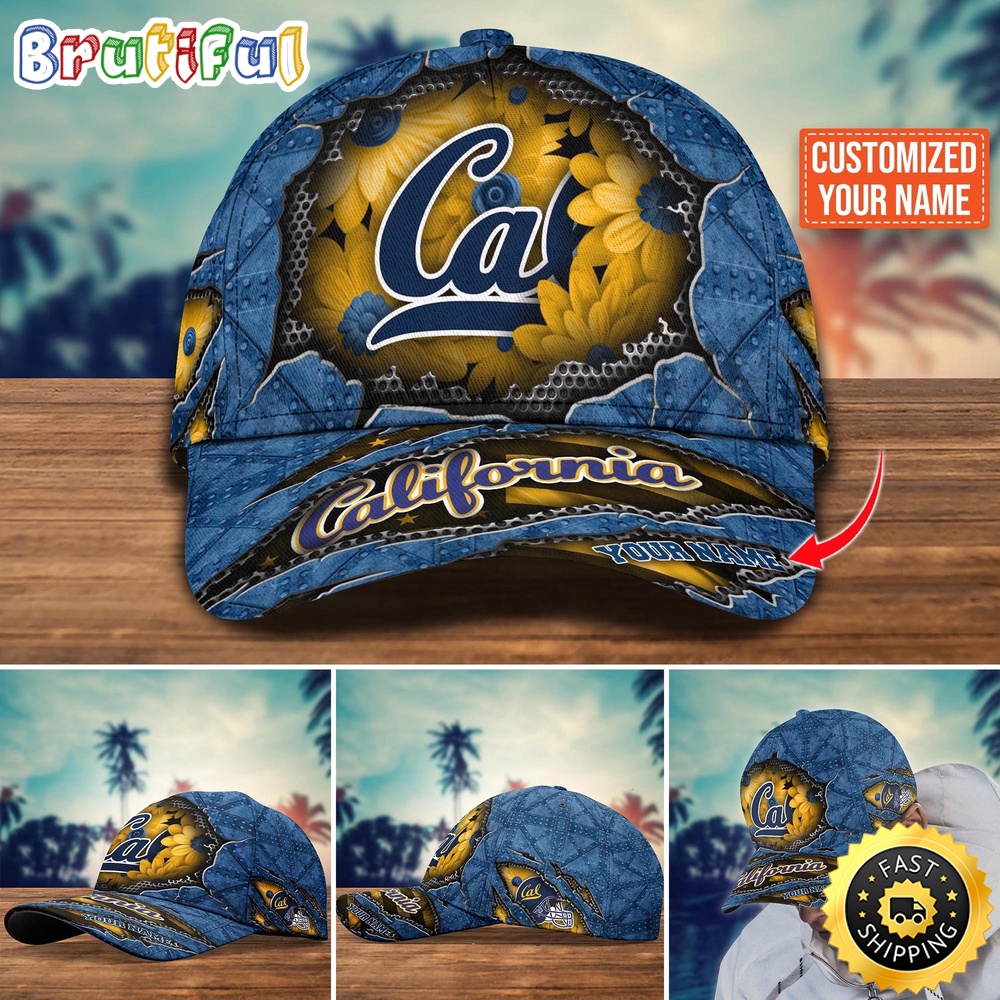 NCAA California Golden Bears Baseball Cap Custom Cap Trending
