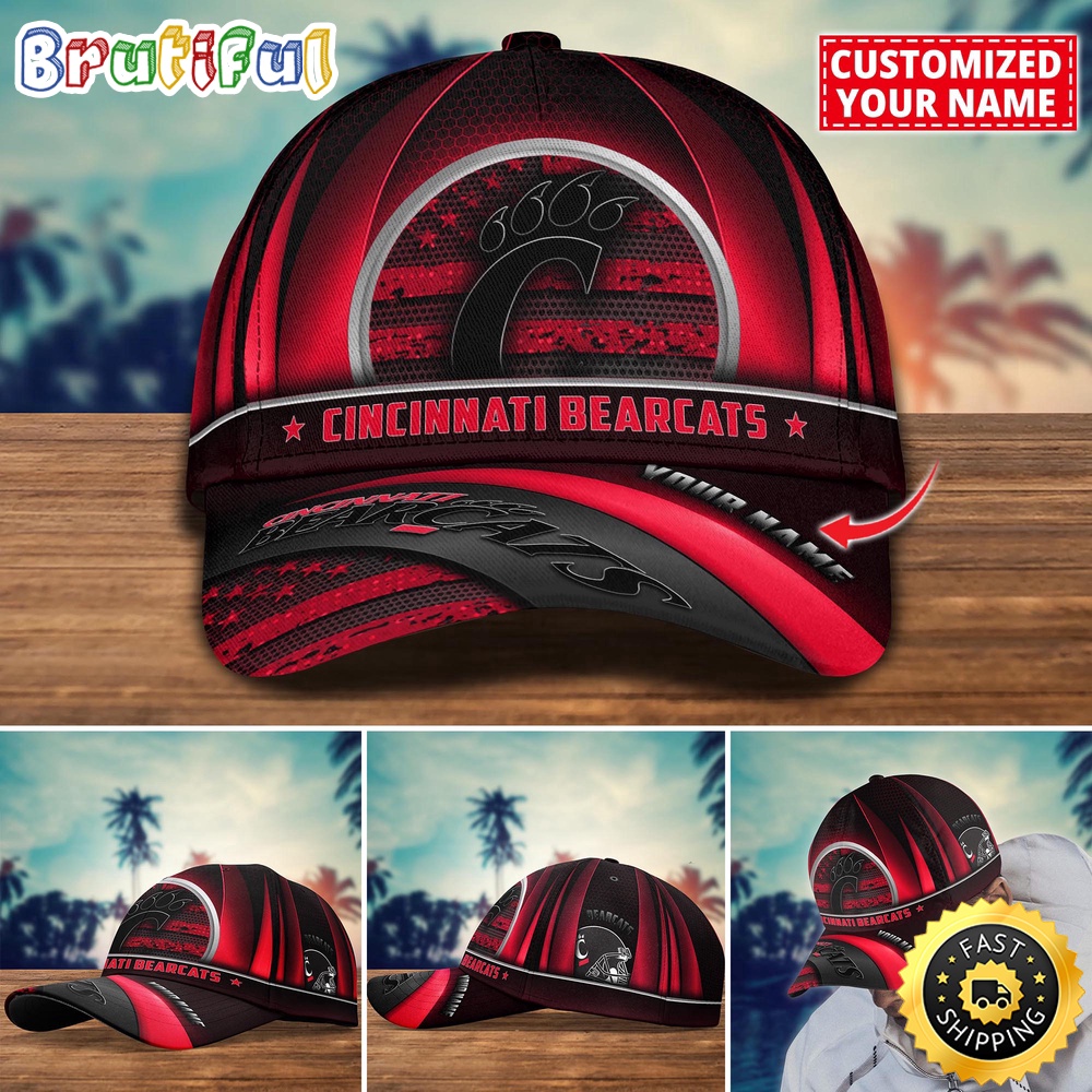 NCAA Cincinnati Bearcats Baseball Cap Custom Cap For Football Fans