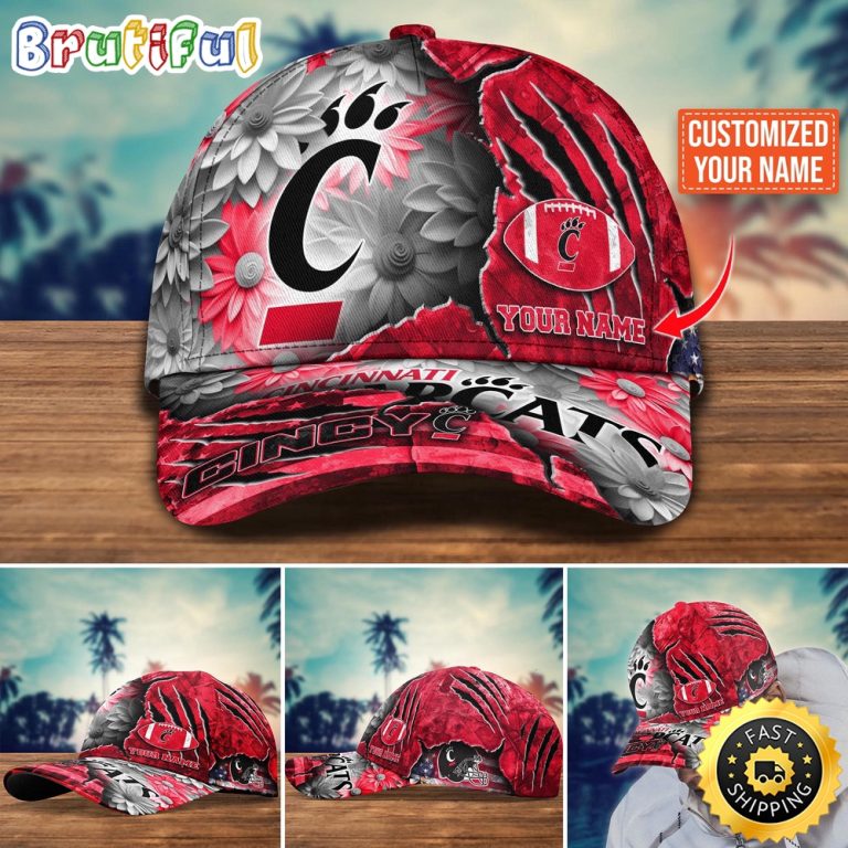 NCAA Cincinnati Bearcats Baseball Cap Custom Hat For Fans New Arrivals