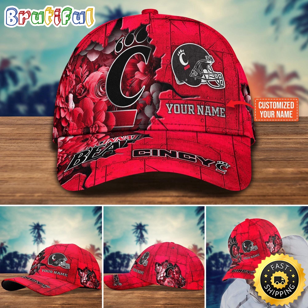 NCAA Cincinnati Bearcats Baseball Cap Custom Hat For Fans