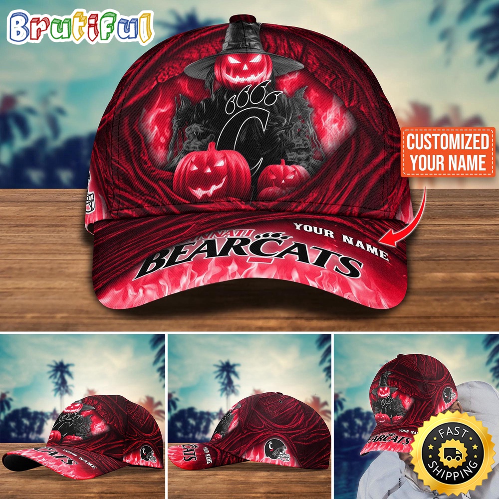 NCAA Cincinnati Bearcats Baseball Cap Halloween Custom Cap For Fans