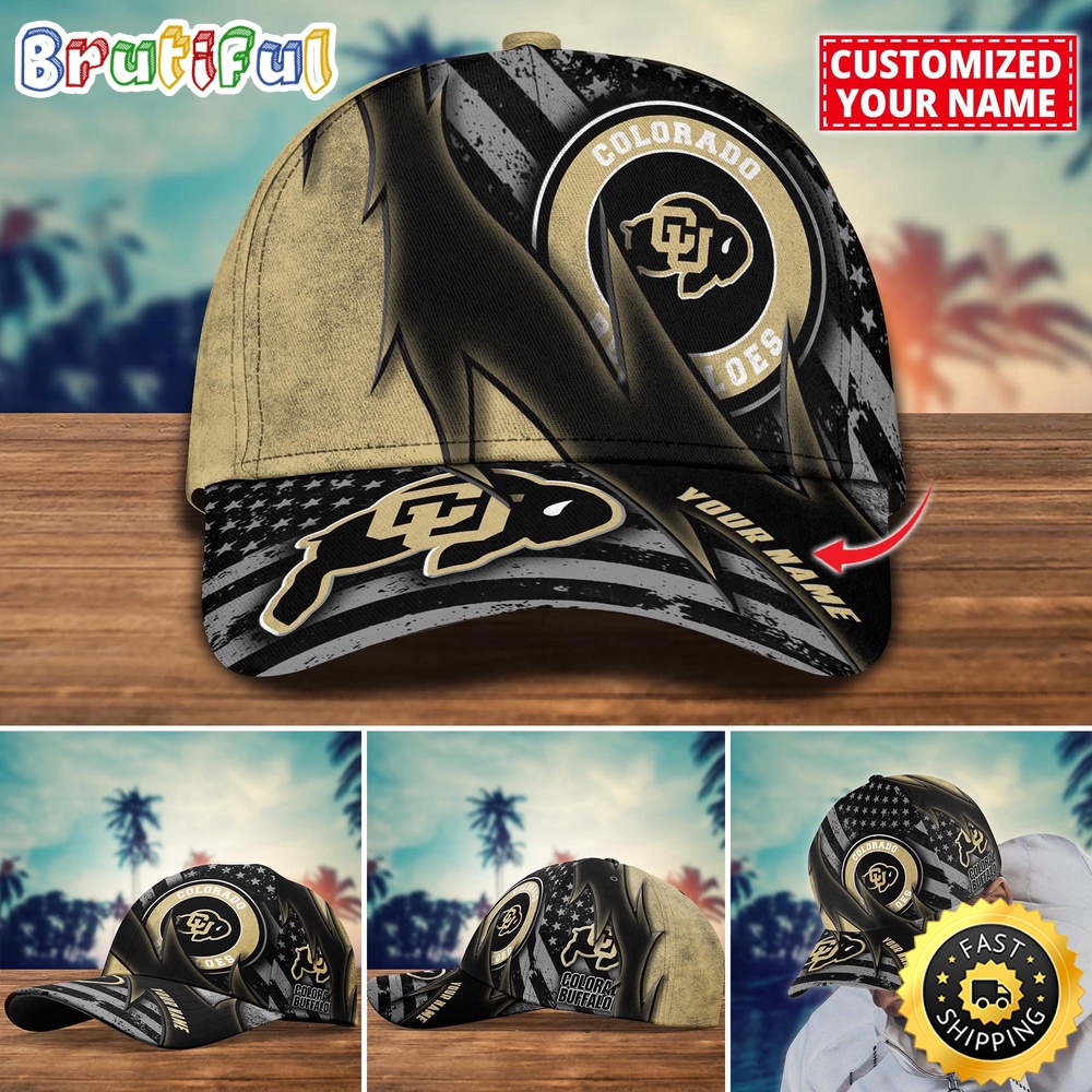 NCAA Colorado Buffaloes Baseball Cap Custom Cap For Sport Fans NCAA Colorado Buffaloes Baseball Cap Custom Cap For Sport Fans