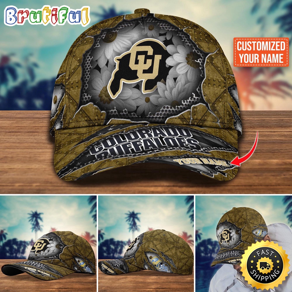 NCAA Colorado Buffaloes Baseball Cap Custom Cap Trending