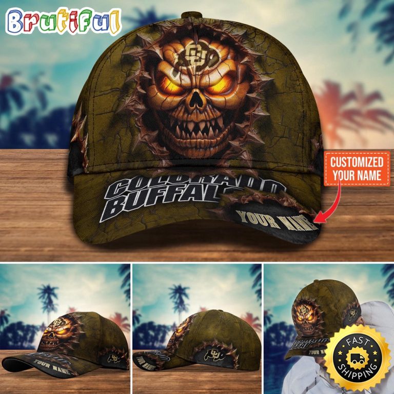 NCAA Colorado Buffaloes Baseball Cap Halloween Custom Cap For This Season