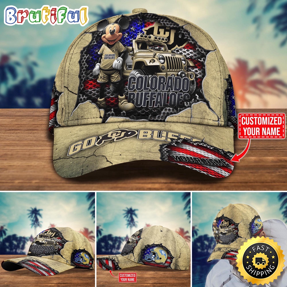 NCAA Colorado Buffaloes Baseball Cap Trending Customize Cap