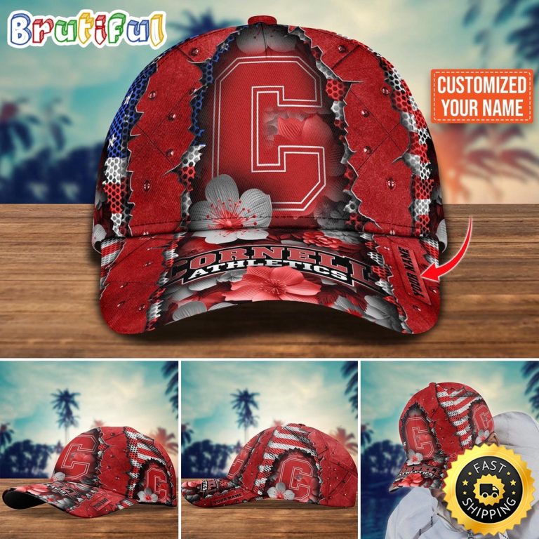 NCAA Cornell Big Red Baseball Cap Custom Cap For Fans