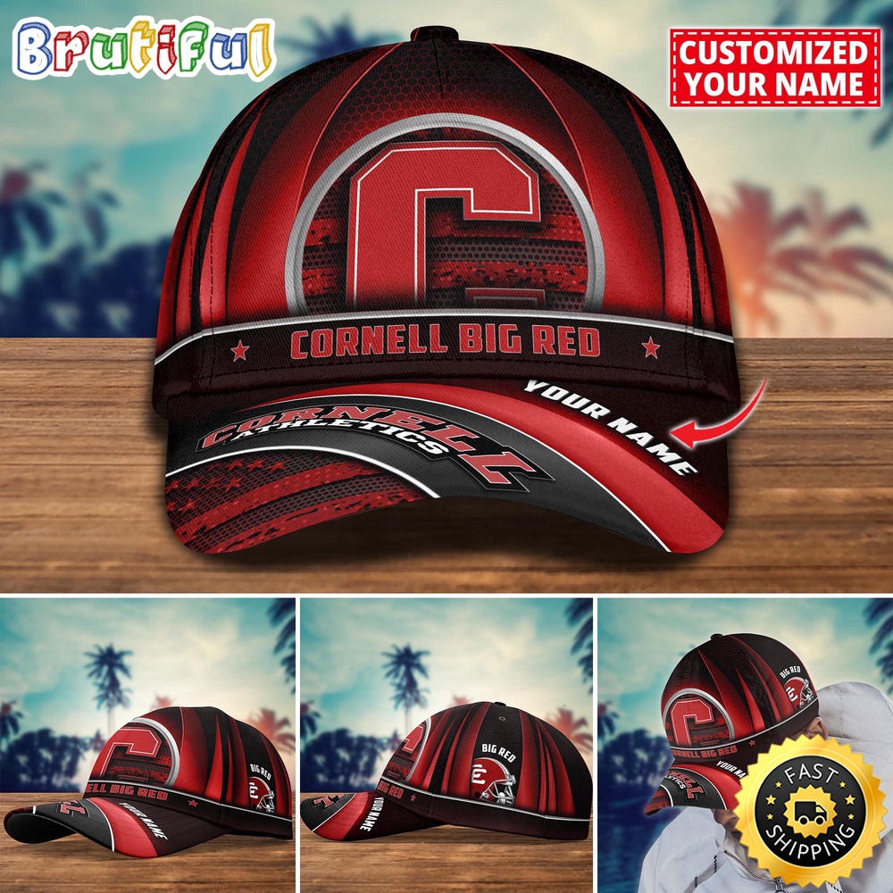 NCAA Cornell Big Red Baseball Cap Custom Cap For Football Fans