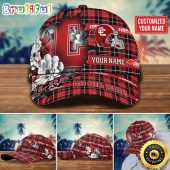 NCAA Cornell Big Red Baseball Cap Flower Custom Name Cap