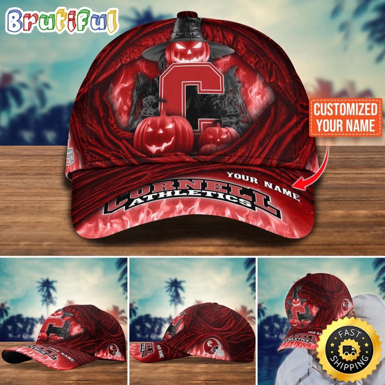 NCAA Cornell Big Red Baseball Cap Halloween Custom Cap For Fans