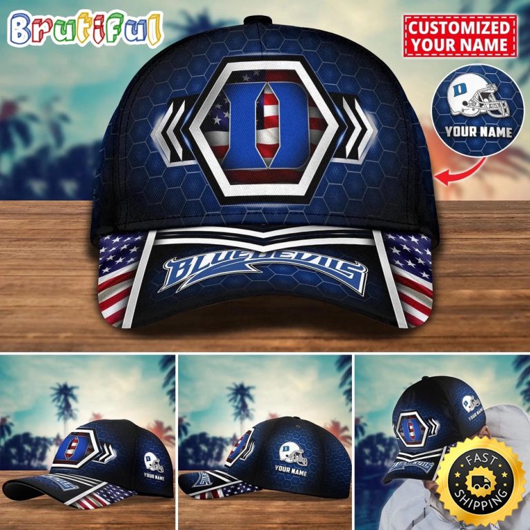 NCAA Duke Blue Devils Baseball Cap Best Trending Custom Name Cap