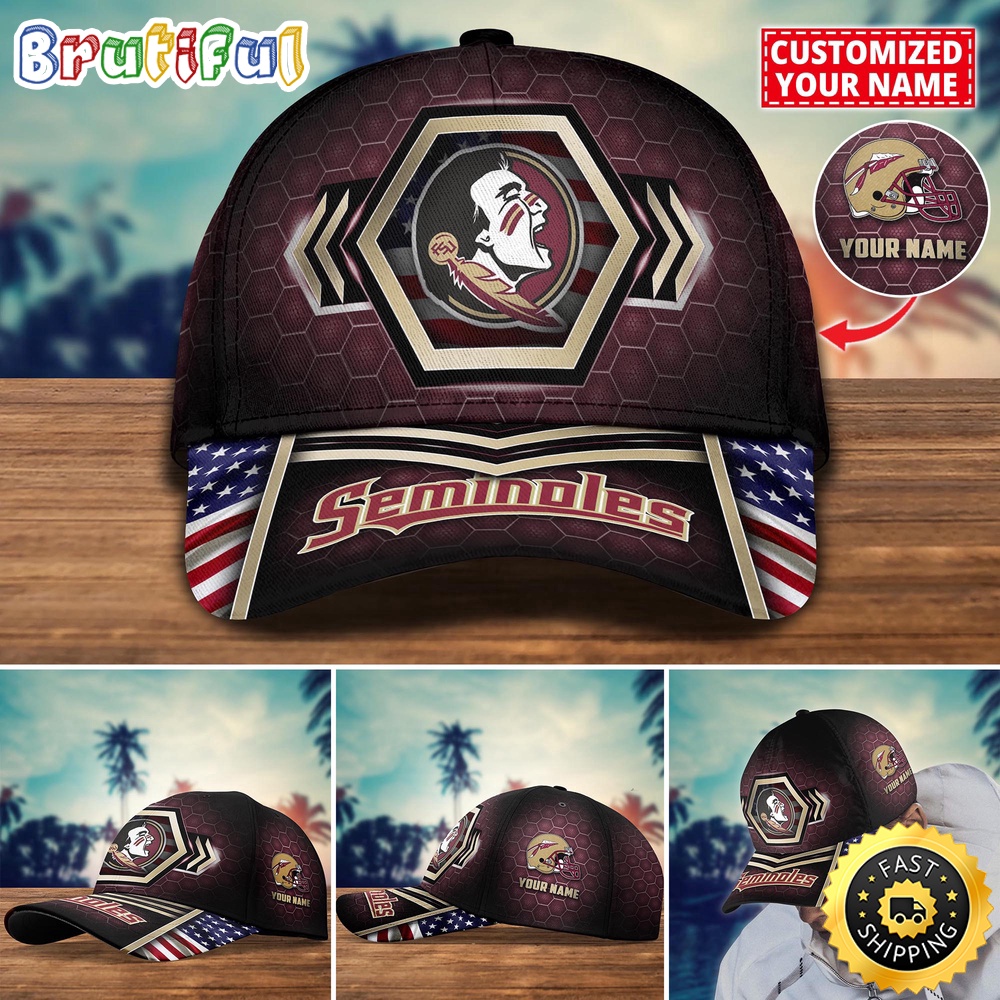 NCAA Florida State Seminoles Baseball Cap Best Trending Custom Name Cap NCAA Florida State Seminoles Baseball Cap Best Trending Custom Name Cap