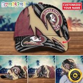 NCAA Florida State Seminoles Baseball Cap Custom Cap For Sport Fans