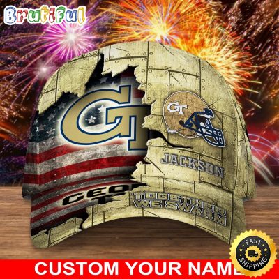 NCAA Georgia Tech Yellow Jackets Baseball Cap Custom Cap Go Sports Teams