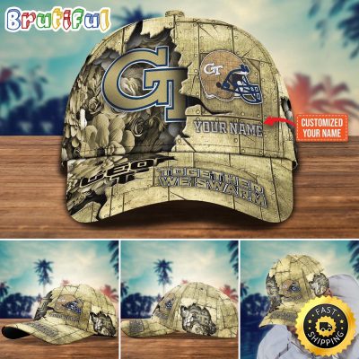 NCAA Georgia Tech Yellow Jackets Baseball Cap Custom Hat For Fans