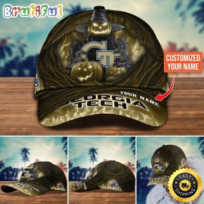 NCAA Georgia Tech Yellow Jackets Baseball Cap Halloween Custom Cap For Fans