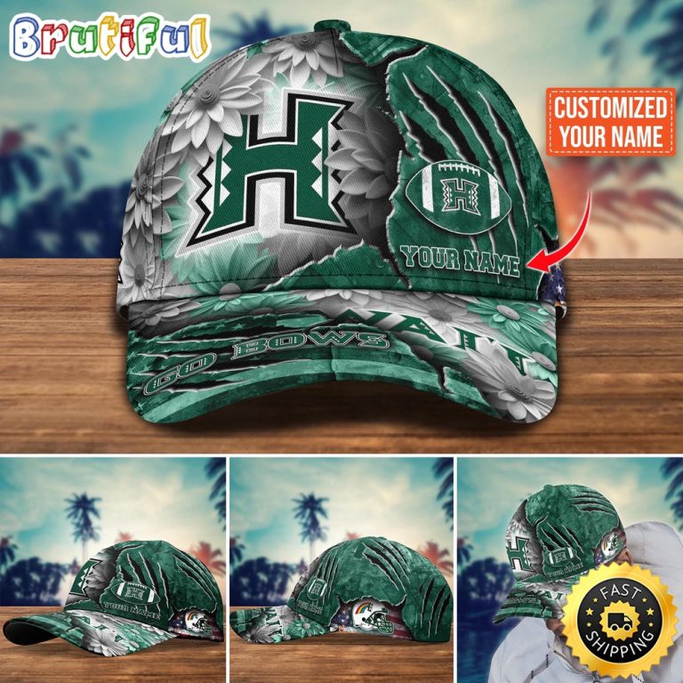 NCAA Hawaii Rainbow Warriors Baseball Cap Custom Hat For Fans New Arrivals