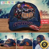 NCAA Illinois Fighting Illini Baseball Cap Trending Customize Cap