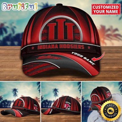 NCAA Indiana Hoosiers Baseball Cap Custom Cap For Football Fans