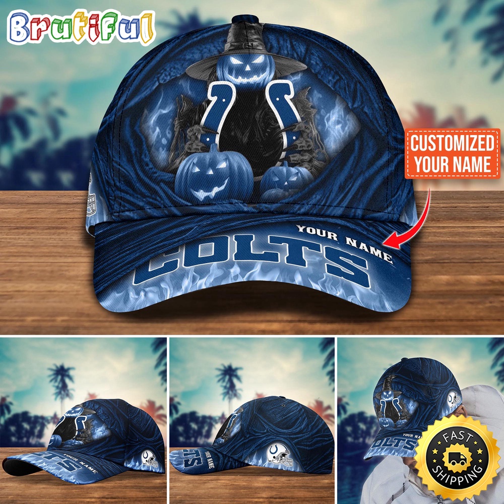 NCAA Indianapolis Colts Baseball Cap Halloween Custom Cap For Fans