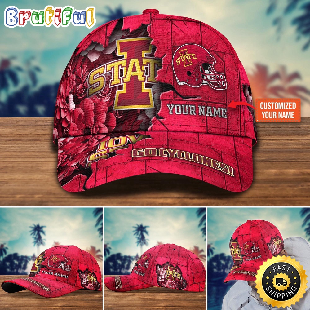 NCAA Iowa State Cyclones Baseball Cap Custom Hat For Fans