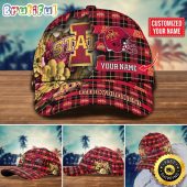NCAA Iowa State Cyclones Baseball Cap Flower Custom Name Cap