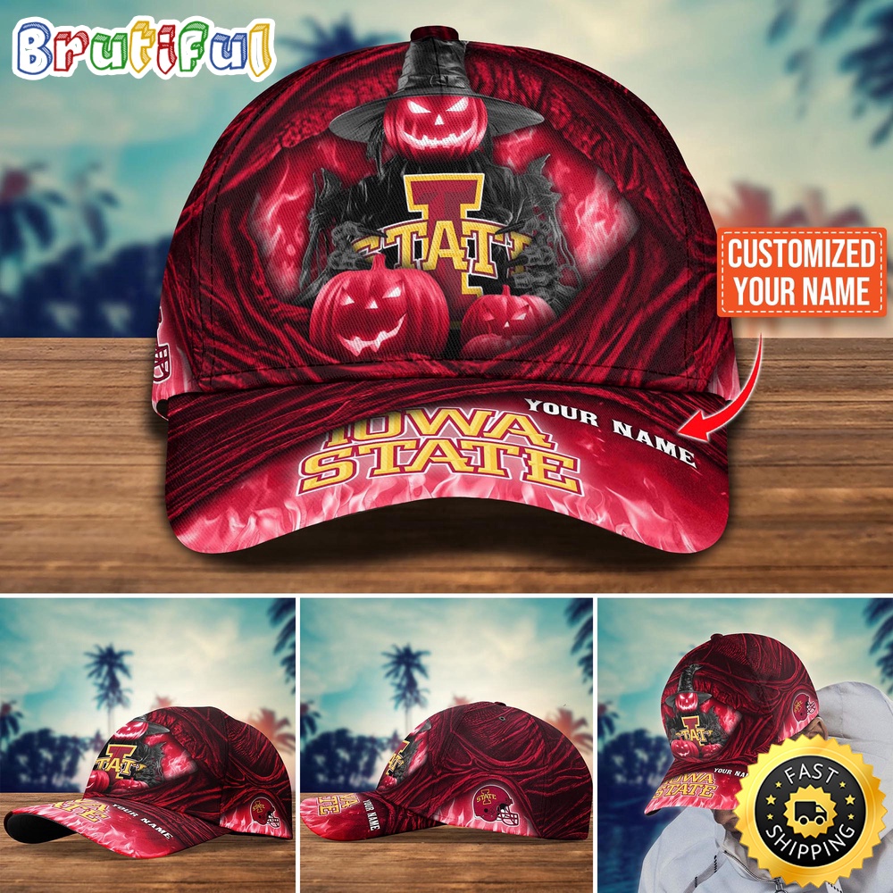 NCAA Iowa State Cyclones Baseball Cap Halloween Custom Cap For Fans