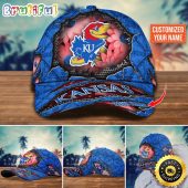NCAA Kansas Jayhawks Baseball Cap Custom Cap Trending