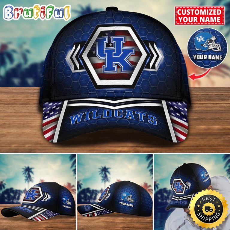 NCAA Kentucky Wildcats Baseball Cap Best Trending Custom Name Cap