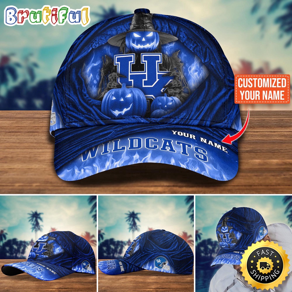 NCAA Kentucky Wildcats Baseball Cap Halloween Custom Cap For Fans