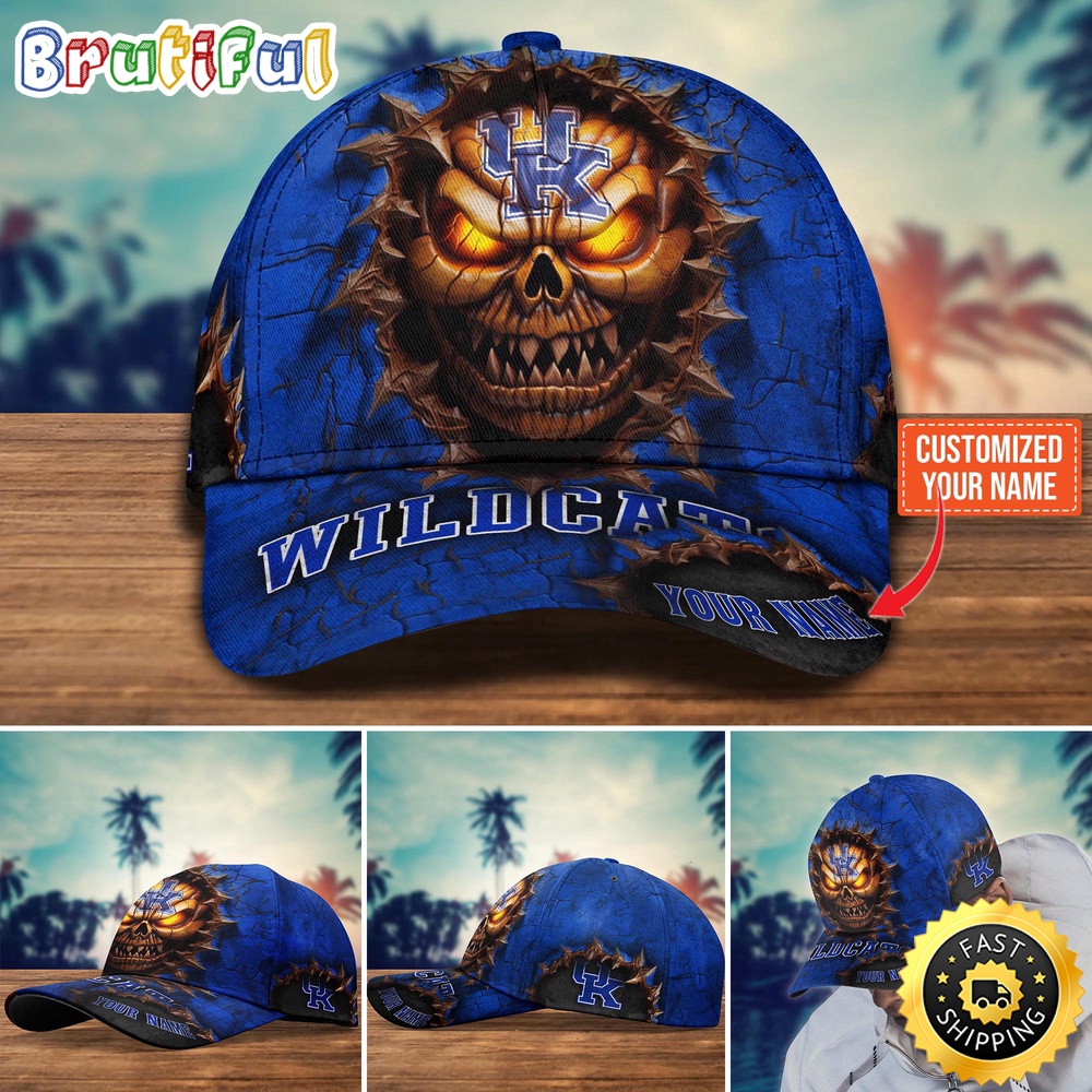 NCAA Kentucky Wildcats Baseball Cap Halloween Custom Cap For This Season