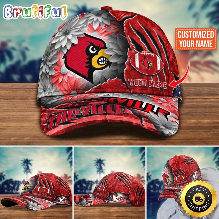 NCAA Louisville Cardinals Baseball Cap Custom Hat For Fans New Arrivals