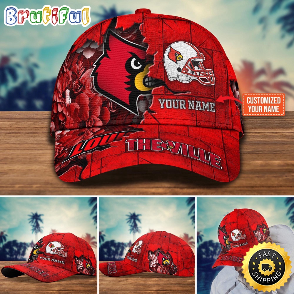 NCAA Louisville Cardinals Baseball Cap Custom Hat For Fans