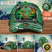 NCAA Marshall Thundering Herd Baseball Cap Halloween Custom Name Cap