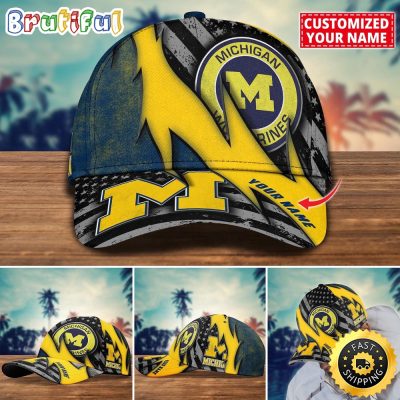 NCAA Michigan Wolverines Baseball Cap Custom Cap For Sport Fans