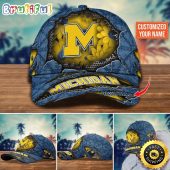 NCAA Michigan Wolverines Baseball Cap Custom Cap Trending