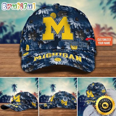 NCAA Michigan Wolverines Baseball Cap Customized Cap Hot Trending