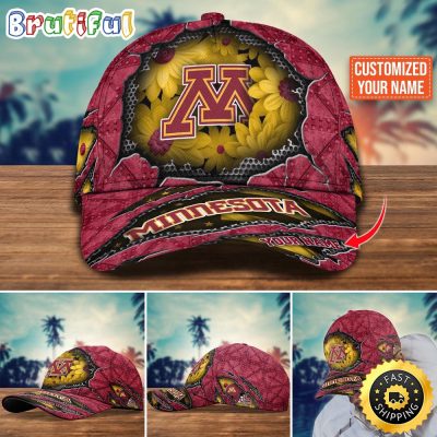 NCAA Minnesota Golden Gophers Baseball Cap Custom Cap Trending