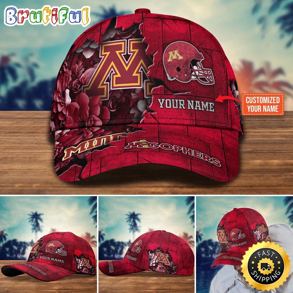 NCAA Minnesota Golden Gophers Baseball Cap Custom Hat For Fans