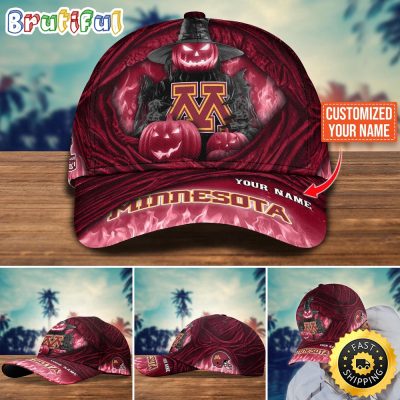 NCAA Minnesota Golden Gophers Baseball Cap Halloween Custom Cap For Fans