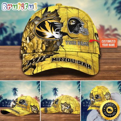 NCAA Missouri Tigers Baseball Cap Custom Hat For Fans
