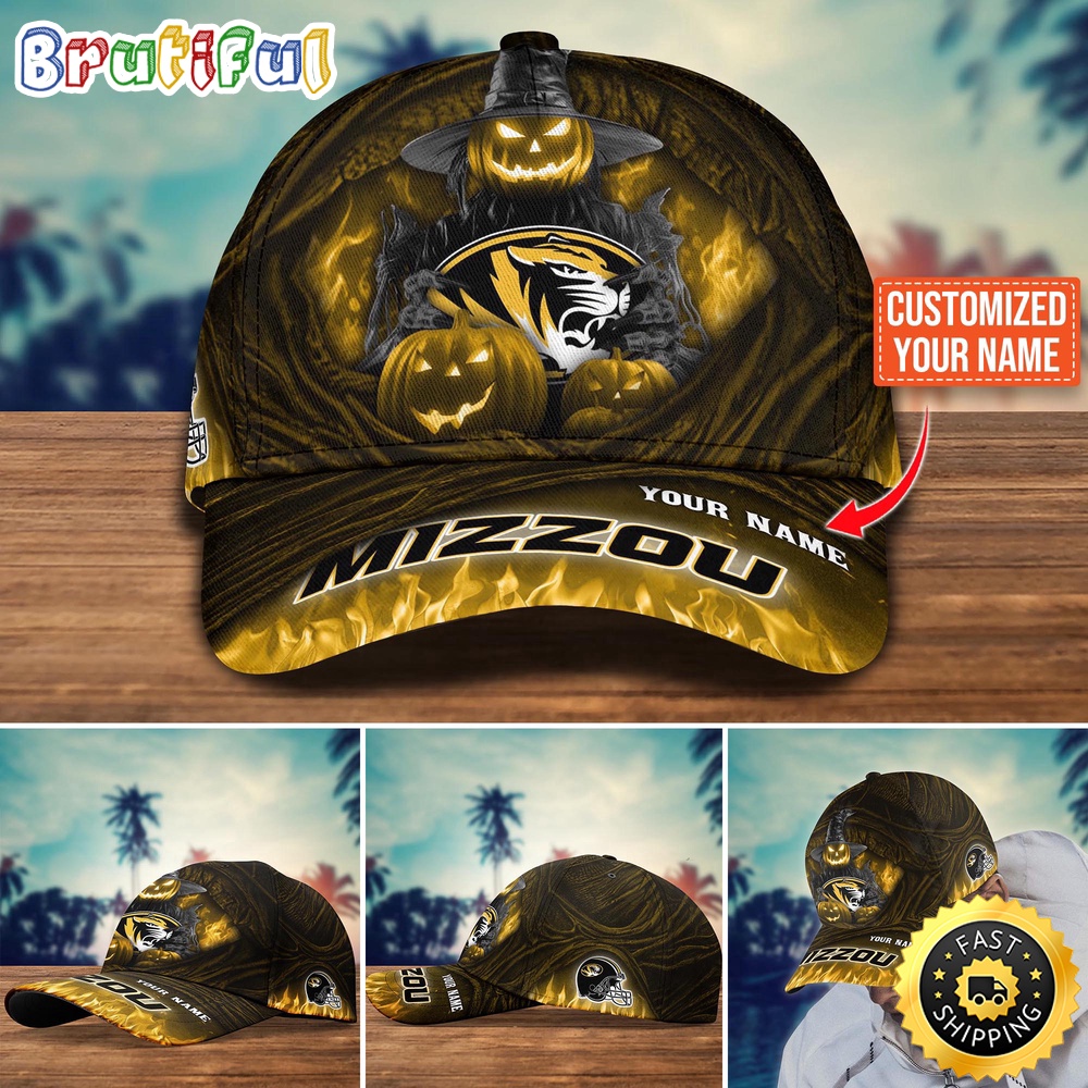 NCAA Missouri Tigers Baseball Cap Halloween Custom Cap For Fans