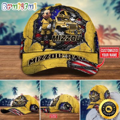 NCAA Missouri Tigers Baseball Cap Trending Customize Cap